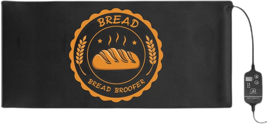 Bread Proofer Adjustable Temperature Sourdough Starter Warmer, Proofing Basket, Portable Bread Warmer Basket Dough Mat.