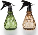 2 Pcs Spray Bottles, 500 ml/17 oz Empty Water Spray Bottles, Plastic Reusable Adjustable Mist Sprayer Squirt Bottles Containers Refillable for Cleaning Solutions, Gardening, Plants