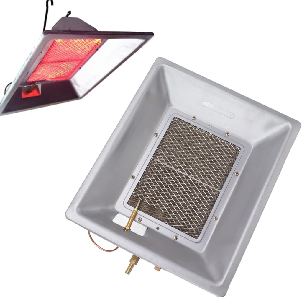 Topyond Brooder Heater Plate,Chick Gas Brooder Heater,Manual Infrared Ceramics Catalytic Heating Equipment for Poultry and Livestock House,Ideal for Duck, Piglet, and Chick Coops