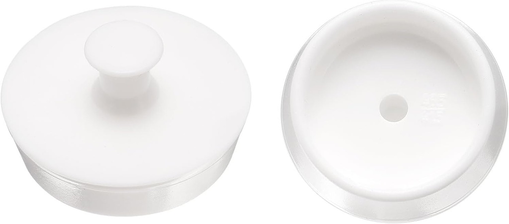 uxcell 2 Pcs Drain Stopper, Silicone Bathtub Stopper 1-3/4" to 1-13/16" Kitchen Sink Drain Stopper Bathroom Drain Plug with Handle for Laundry, Sink, Shower, Washbasin Cover