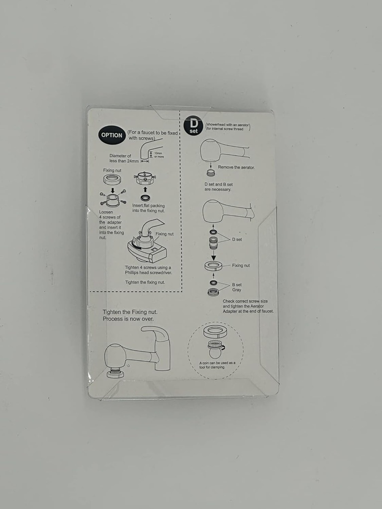 8 Pieces Mounting Accessories Compatible for Enagic Kangen Machine Faucet Adaptors, Multiple Sizes SD501 K8