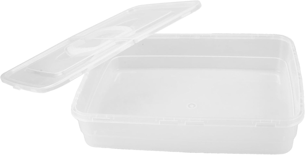 Stackable Pizza Dough Proofing Box Lid and Handle Dough Proofing Supplies Reusable Plastic Container for Bread Making