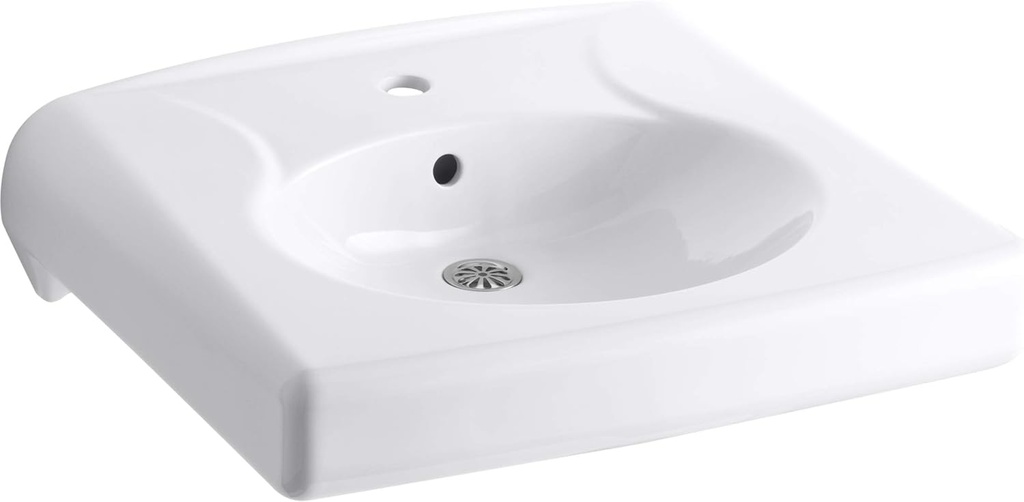 KOHLER 1997-SS1-0 Brenham Bathroom Sink, White