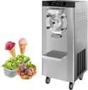 Commercial Ice Cream Machine 2000W Hard Serve - 24L/6.3Gph Output, LED Display & Auto Cleaning, Single Flavor Batch Freezer for Restaurants, Cafes, Supermarkets
