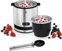 WMF 416450011 Ice Cream Maker 3-in-1, 37.5 x 22 x 37.5 cm, Silver, 3 Count