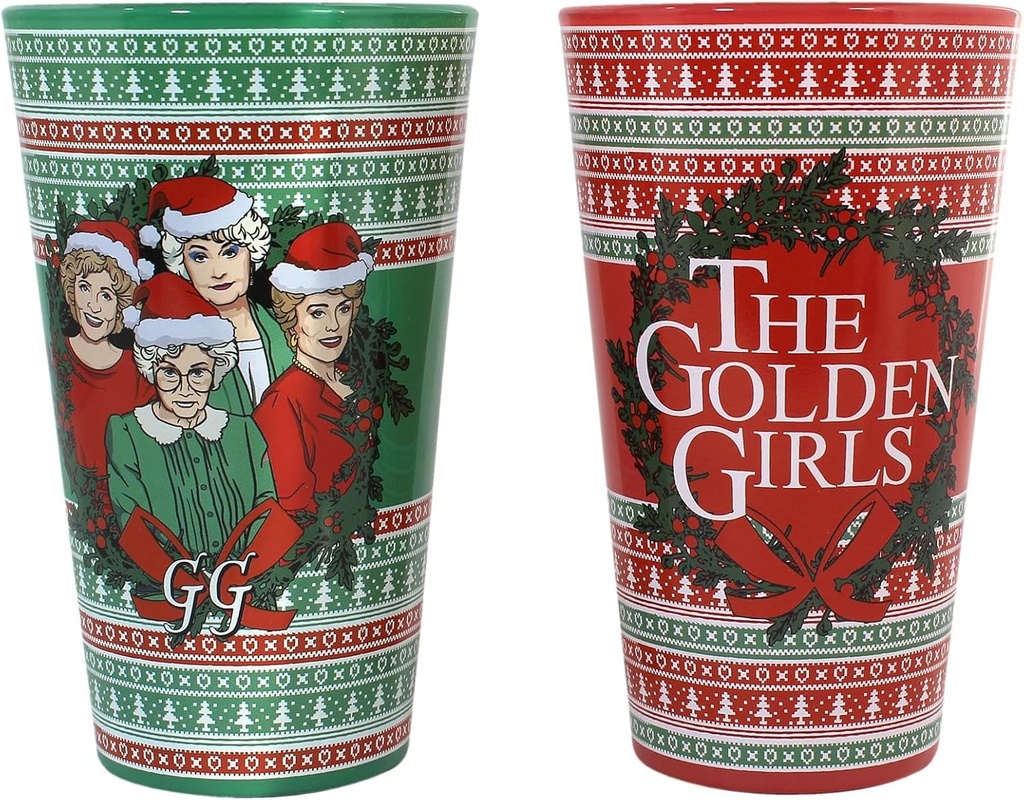 Stunned Mind Golden Girls set of 2, Pint Glasses