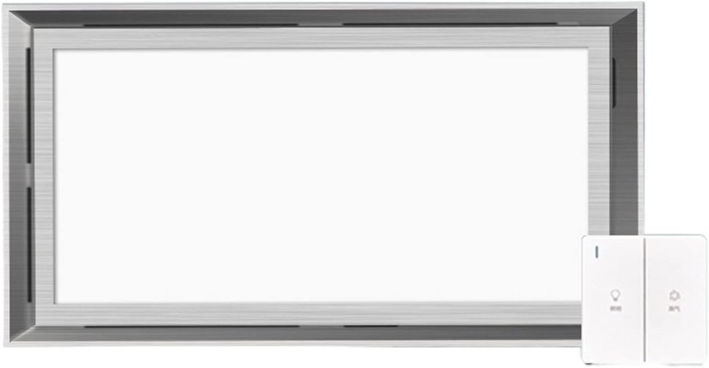 exhaust fan fan ventilation with LED Lighting, integrated ventilation ceiling fan combination 30×60cm bathroom aluminum alloy fan went