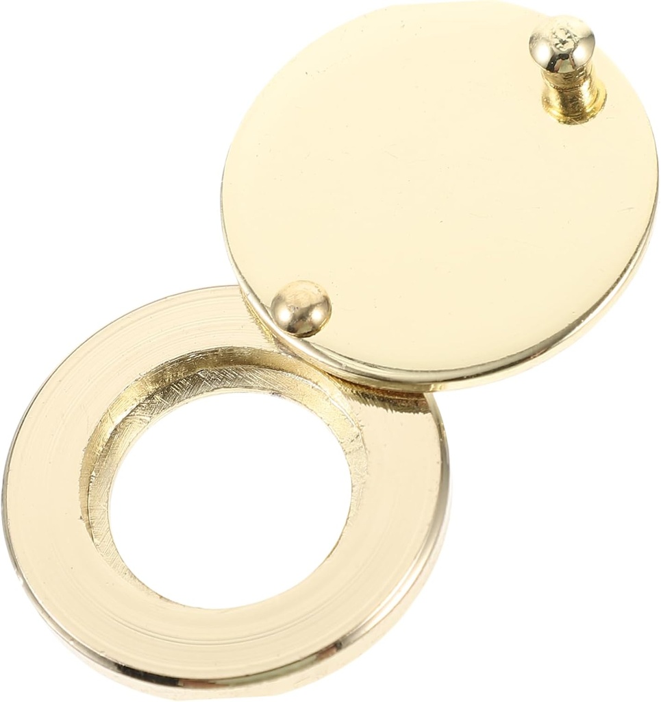 Cabilock Door Peephole Privacy Cover Durable Door Viewer Protector for Home Office Hotel Easy Installation Gold Finish Enhances Security Protects Privacy