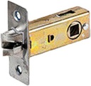 Unifizz 1 Set Tubular Mortice Latches Stainless Steel Door Latches Sprung Lever Door Handles Three Shots Forked 60mm