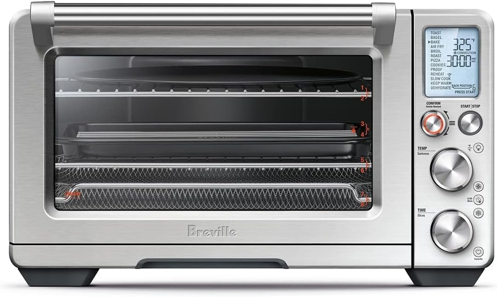 Breville BOV950BSS Joule Smart Oven Air Fryer Pro Countertop Oven, Brushed Stainless Steel