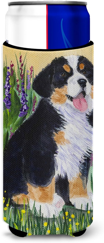 Bernese Mountain Dog Ultra Beverage Insulators for slim cans