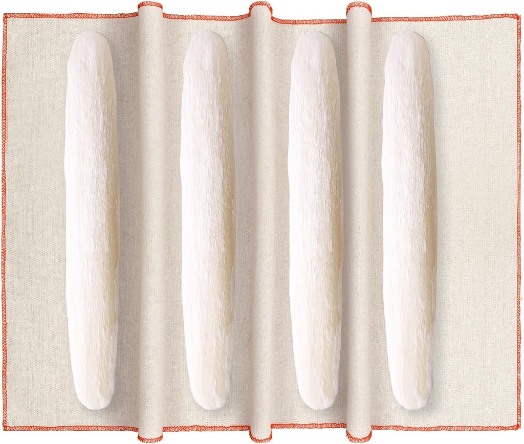 Heavy Duty Bakers Couche, 100% Natural Flax Linen 36''x26'' Bread Dough Proofing Cloth Thickened Couche 1Pack