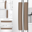 Refrigerator Door Handle Covers, 6PCS, Leather Kitchen Appliance Handle Covers, Keep Your Fridge Microwave Oven Stove or Dishwasher Clean, Stains Dirty Oils, Kitchen Decor(Chocolate)