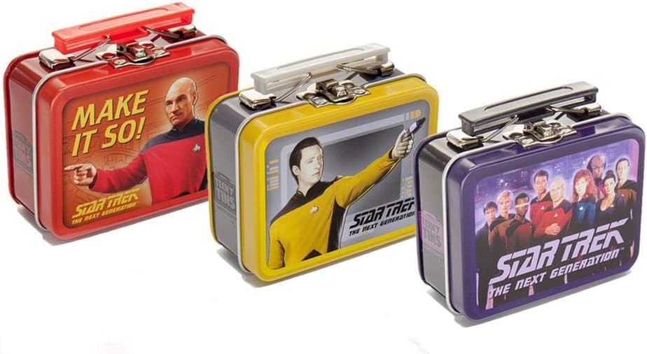 Star Trek The Next Generation Teeny Tin Lunch Box, Set of 3 Random Designs
