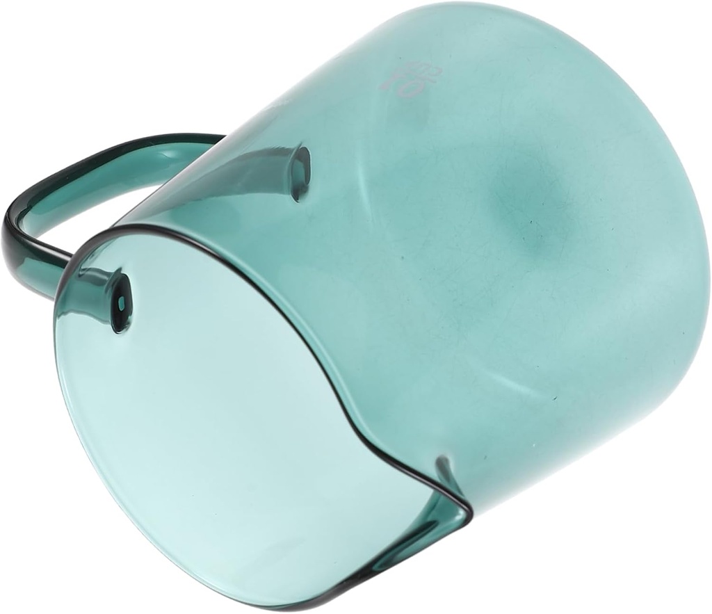 LIFKOME Elegant Glass Coffee Pot Heat-resistant Pitcher Latte Pitcher Hot Cold Coffee Dispenser Tea Cup