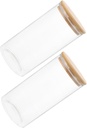 DECHOUS 2pcs Storage Jars Airtight Lids Sealing Containers for Tea Nuts and Grains Household Food Boxes Moisture Design