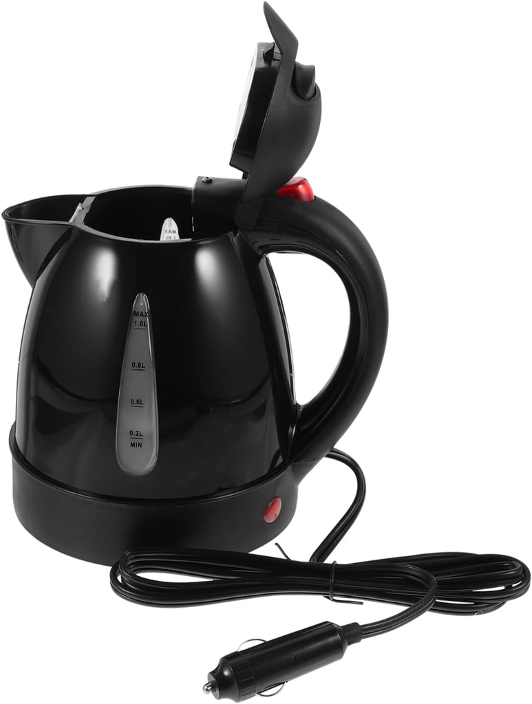 Vehicle Water Kettle Electric Hot Pot 12v/150w Power Auto-off Safety for Tea Iced Tea Flower Tea Quick Boil