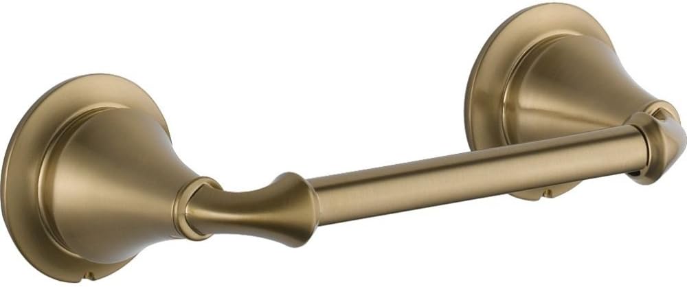 DELTA FAUCET 79450-CZ Linden Wall Mounted Pivoting Toilet Paper Holder in Champagne Bronze