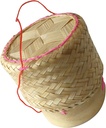 Sticky Rice Basket Kratip Small Handmade Natural White Orchid Bamboo Basket Steamer Kitchen in Thailand Laos Keep Warm for Restaurant by Heavens Tvcz