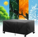 33"Lx22"Wx16"H/85x55x40cm Outdoor Furniture Cover Square,Patio Furniture Cover Rectangle,Heavy Duty Outdoor Dining Table Covers Waterproof,Patio Covers Furniture Waterproof