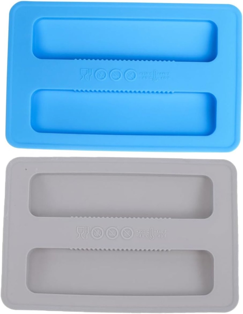 2pcs Silicone Toaster Covers for Bread Machine Dust Protector Blue Gray Wear-resistant Practical Kitchen Accessory for Toasters and Bread Makers