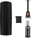 Tower Round Patio Heater Covers, Oxford Fabric, Heavy-duty and Weather-resistant, Waterproof, Dust-proof, Snow-proof, Windproof, with Zipper and Storage Bag