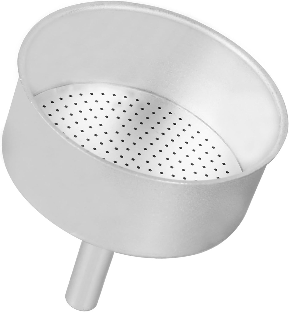 Coffee Pot Replacement Funnel Fits for Mocha Coffee Maker Pot 9-Cup,Aluminium Funnel Filter,Moka Pot Funnel Replacement(1 Pcs 9-Cup）