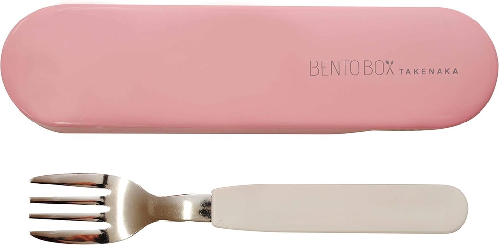 Fork and Case, Eco-Friendly Lunch Accessory, Made in Japan, Takenaka Bento box (Candy Pink)