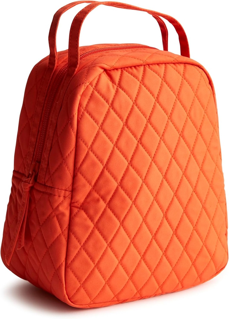 Vera Bradley Women's Premium Cotton Lunch Bag, Koi Orange, One Size