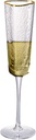 Champagne Flutes, Champagne Glasses, Crystal Coupe Glasses, Hammered Texture With Gold Rim, Wedding/Shower Party Supplies, Elegant Vintage-Inspired Flutes