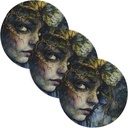 3 Pcs Trivet Set for Hot Pots and Pans 15in Cotton Thread Weave Heat Resistant Mats for Crock Pot Protecting Counter Mysterious Beauty