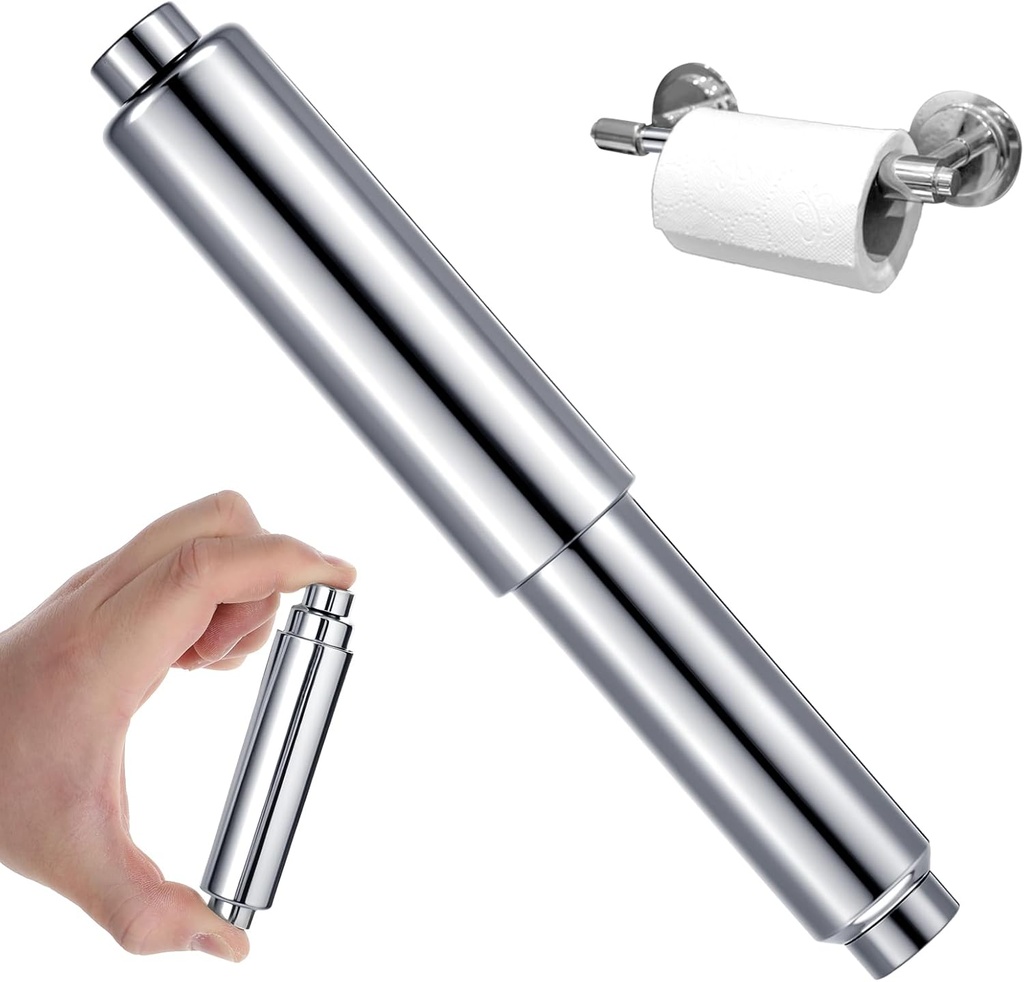 Toilet Paper Holder Spring Rod, Toilet Paper Holder Replacement Rod, Papers Holders Roller Rods for Bathroom