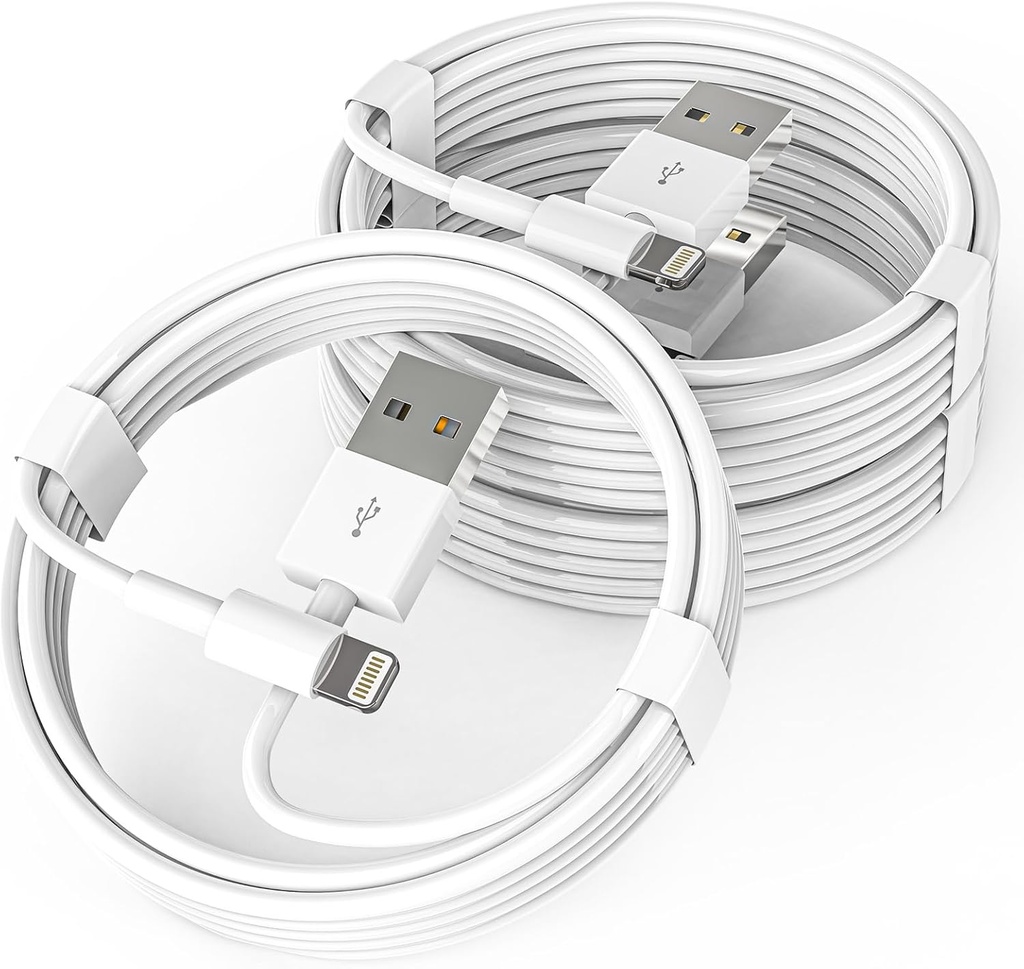 iPhone Charger [Apple MFi Certified] 3Pack 3.3FT Lightning to USB Charging Cord Car iPhone Carplay Cable Compatible iPhone 14 13 12 11 Pro Max XR XS X 8 7 6 Plus SE iPad and More