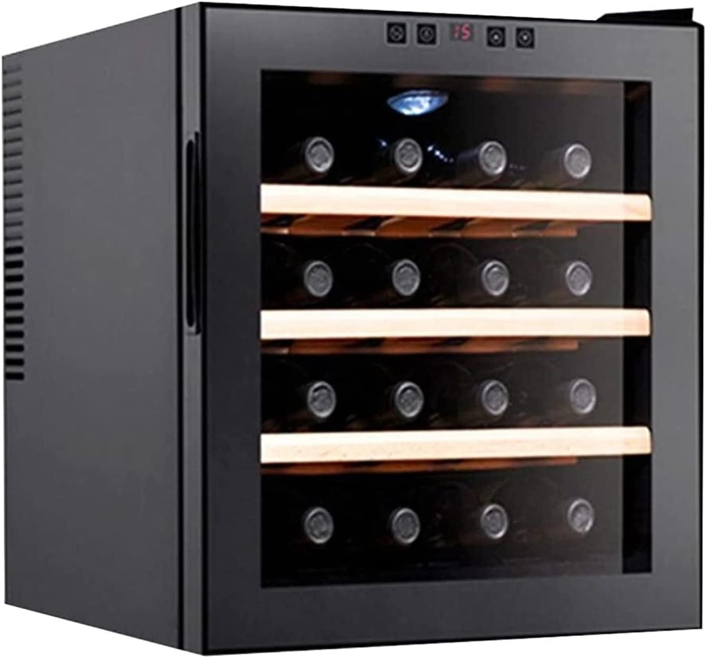 18-BottleWine Cabinet Refrigerator, Independent Wine Cellar, Temperature-Controlled Electronic Wine Refrigerator, Tempered Glass Door with LockWine Cabinet