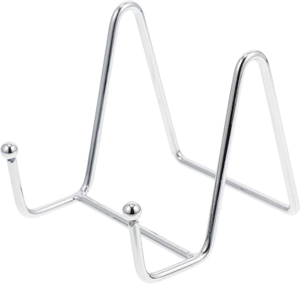 Picture Display Rack Iron Plate Holder Stand for Photos Books and Decorative Plates Sturdy and Space-saving Design for Home Office Display Elegant Finish