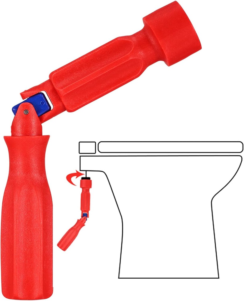 Toilet Seat Repair Wrench, Toilet Seat Fitting Tool 10/13/17mm Universal Anti-slip Toilet Seat Installation Key for Toilet Bowl, Sink, Bathroom, Kitchen Plumbing, 1Pack