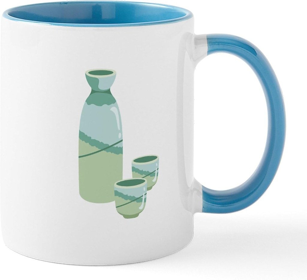 CafePress Sake Drink Set Mugs 11 oz (325 ml) Ceramic Coffee Mug