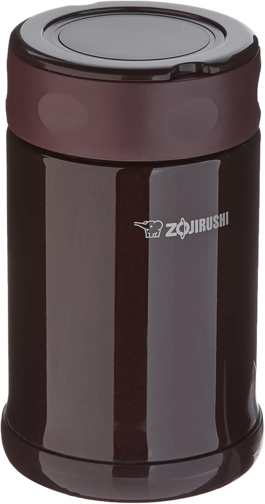 Zojirushi Stainless Steel Food Jar, Medium, Dark Brown