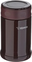 Zojirushi Stainless Steel Food Jar, Medium, Dark Brown