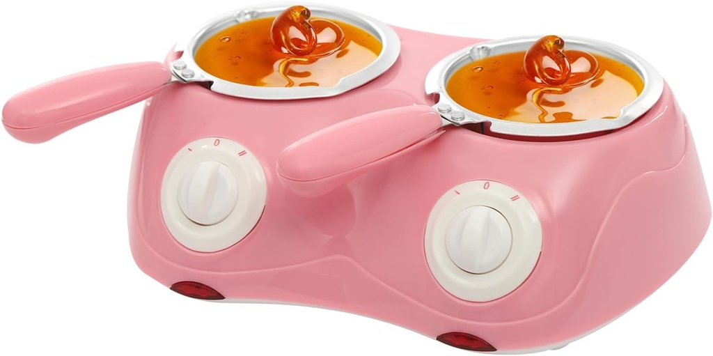 Chocolate Melting Pot Dual Chocolate Melter Fondue Fountain Cheese Melting Machine with 9 Molds Electric Chocolate Melting Set with 2 Gears for Home Kitchen Restaurant Dessert Parlor