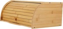 Bamboo Bread Box with Smooth Cover Multi-functional Storage for Bread Snacks and Fruits Lightweight Design for Easy Carrying Kitchen Organizer