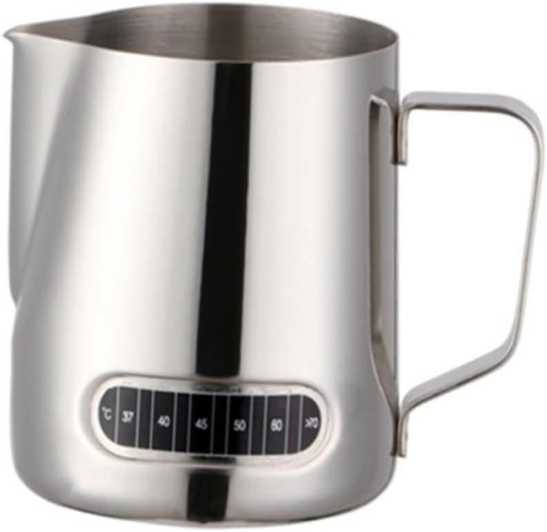 Generic Latte Art Cappuccino Maker with Cup 600ml Stainless Steel Frothing Pitcher for Coffee Tea and Cocoa