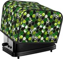 Oven Cover Kitchen Bread Machine Protector,4 Slice Toaster Cover For Home,Fingerprint Coaster Cover,Kitchen Small Appliance,Soccer1