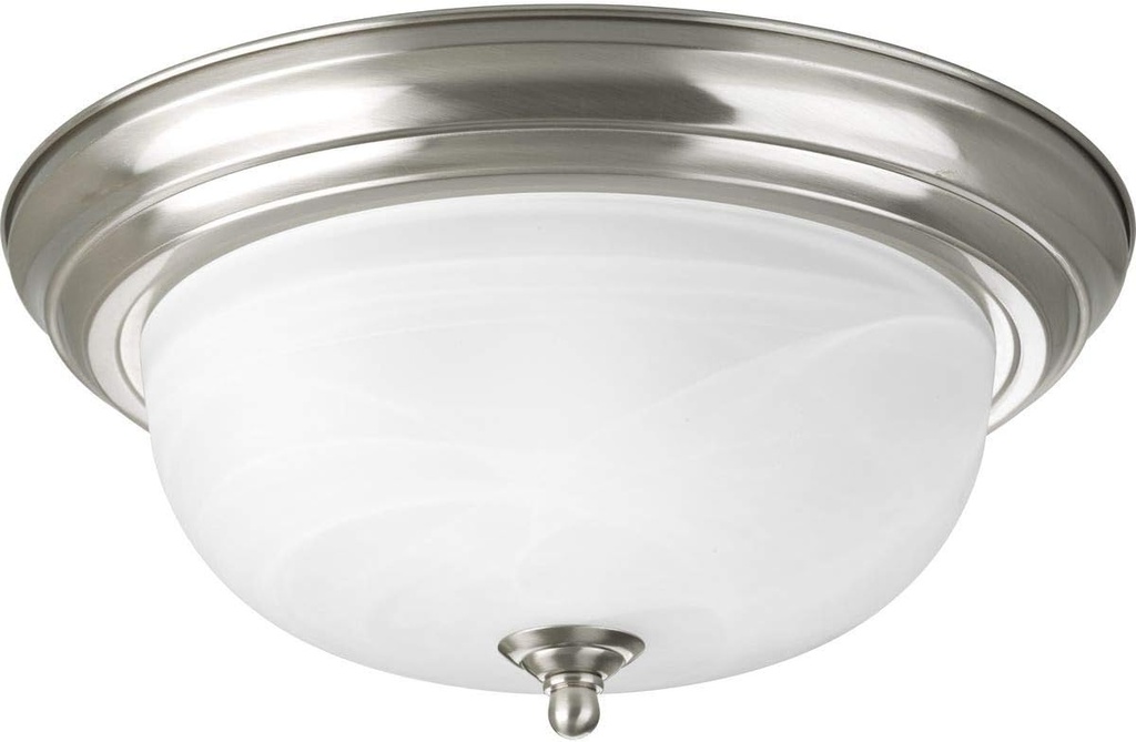 Progress Lighting P3925-09 Close-to-Ceiling, Nickel