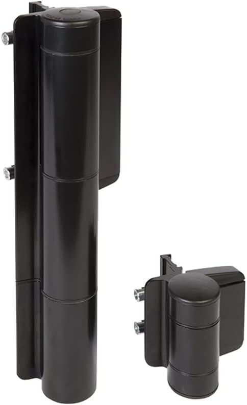 Mammoth 180° Gate Hinge Self-Closing Aluminium Black Anodized (w/Dino)