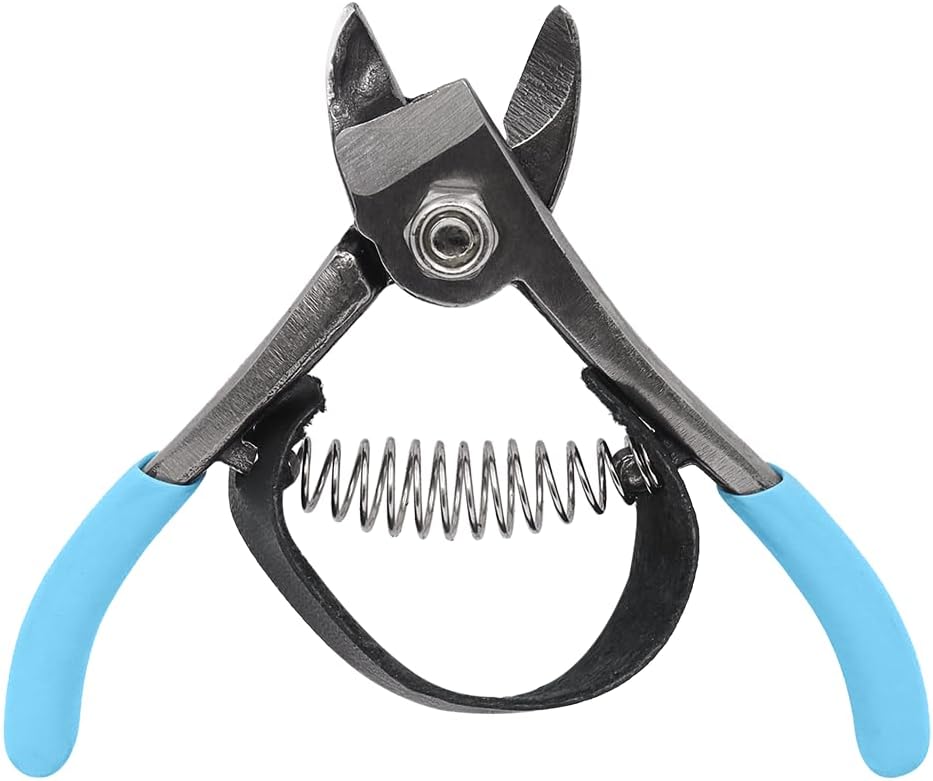 Zenport 4.5-inch Forged, Stainless Steel Orange/Fuji Picker w/Strap, with PVC Grips, Package of 3