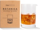 A Bar Above Botanica Cocktail Mixing Glass, Thick, Sturdy Glass Beaker, to Mix and Stir Cocktails, Drink Mixer for Bar Mixing Set, Basic, Professional, or Home Bar Accessories, 18oz