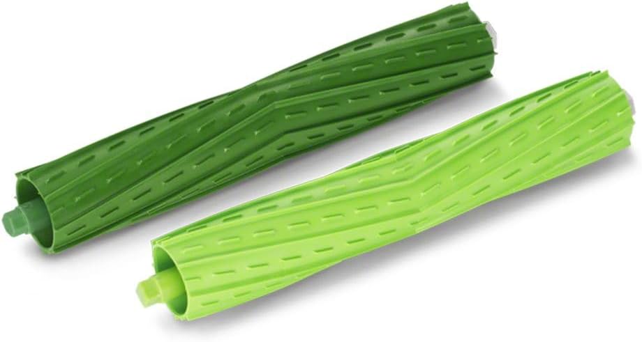 iRobot Roomba Authentic Replacement Parts - e, i, & j Series Replacement Dual Multi-Surface Rubber Brushes,Green