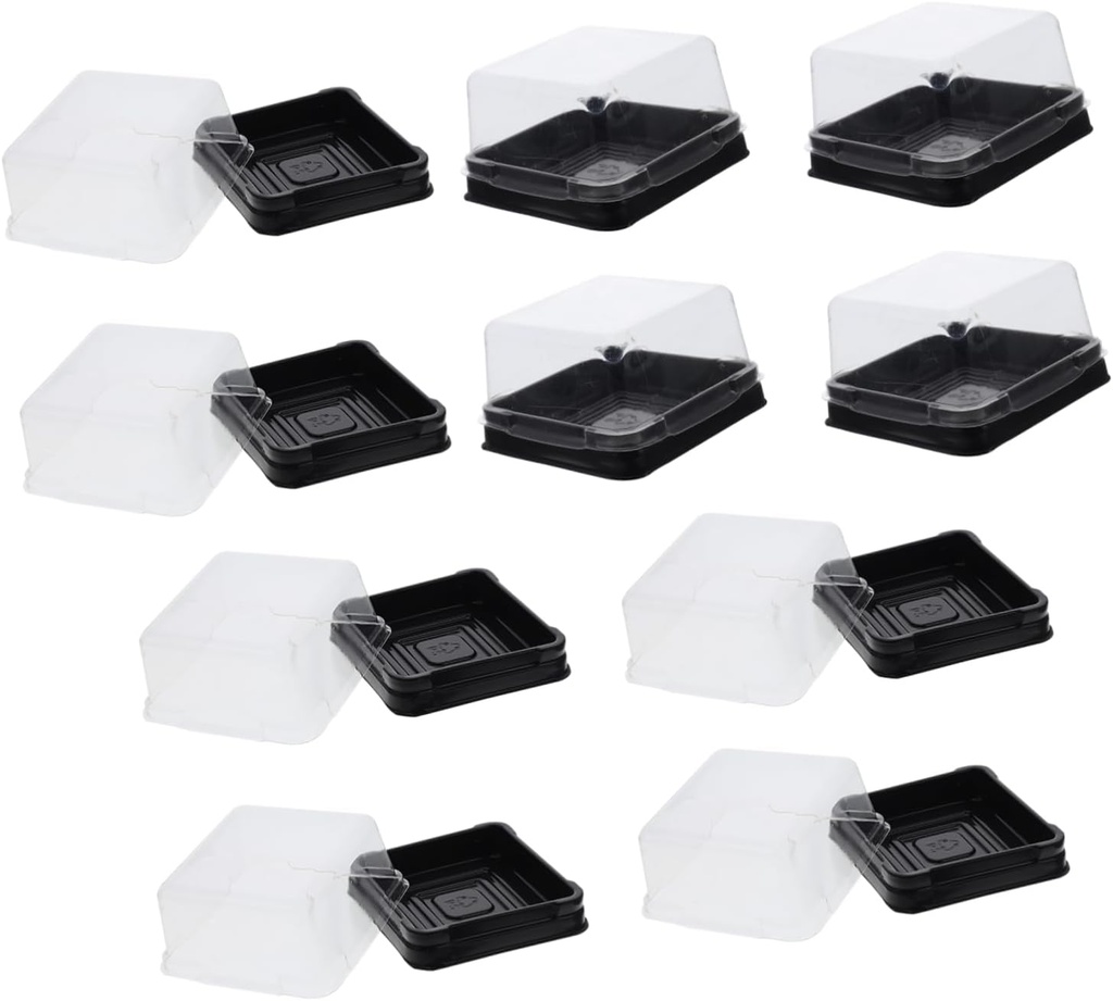 IMIKEYA 100pcs Dessert Boxes Pastry Boxes for Baked Goods Carrier Package Food Grade Safe Eco-friendly