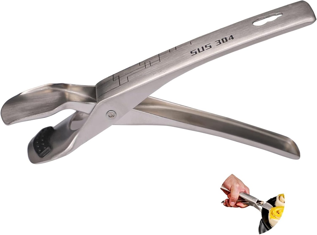 Gripper Clips Tongs, Kitchen Clip Anti-Scald Gripper, Non-Slip Thickening Bowl Clip for Lifting Dishes From instant Pot Microwave Oven Air Fryer, 304 Stainless Steel